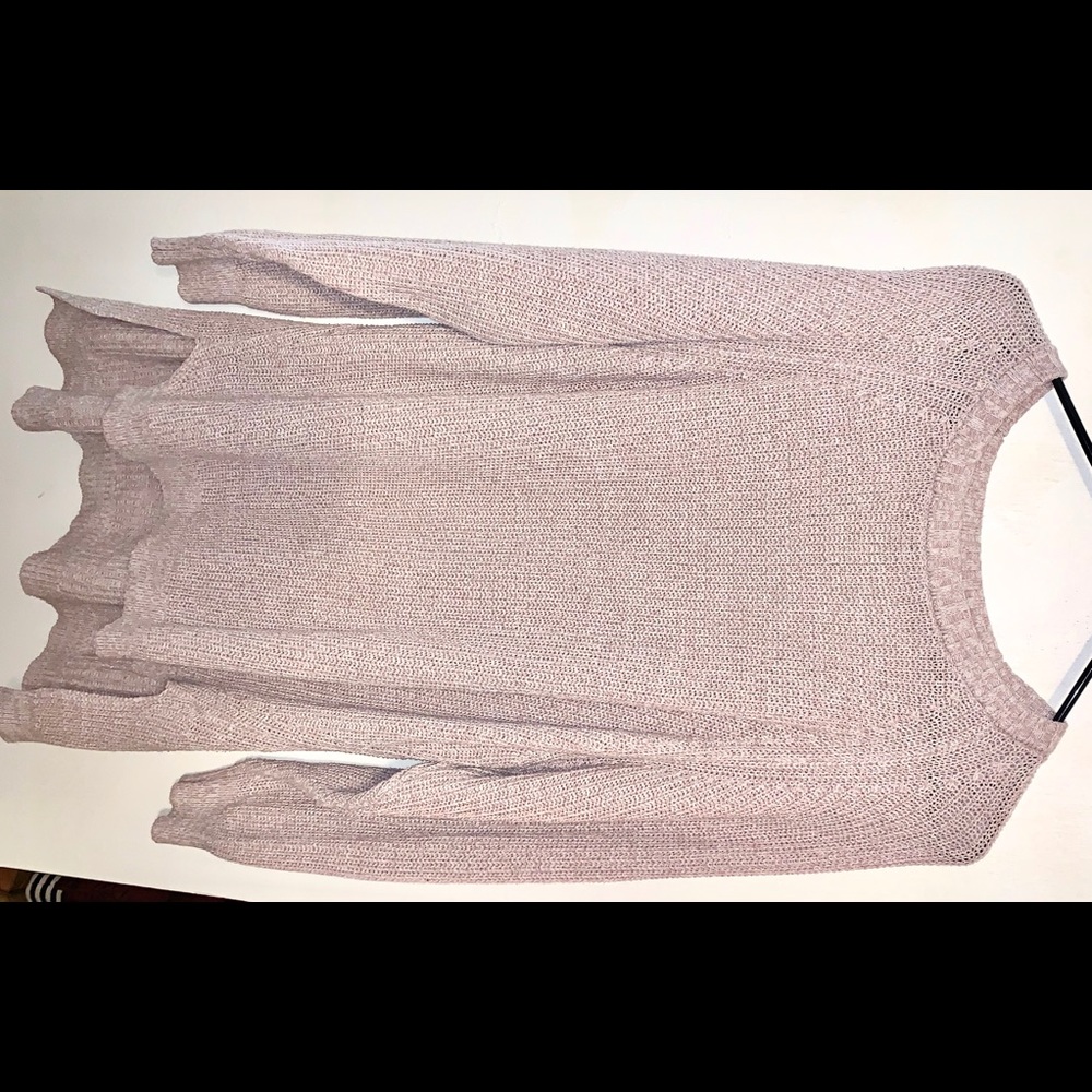Express Pink Sweater Tunic